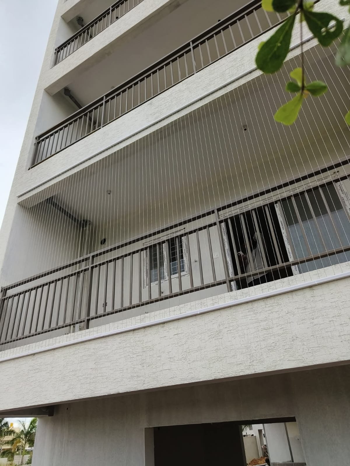 Villa Balcony Invisible Grill